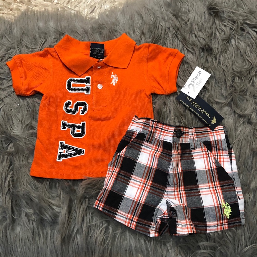 🔥🆕Boys U.S Polo Assn 2 piece set🔥